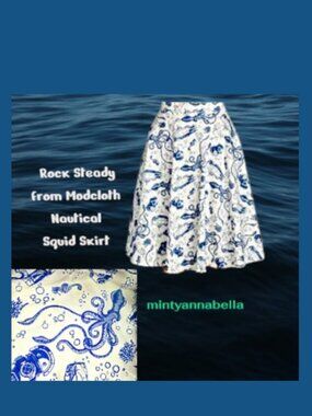Modcloth Nautical Skirt